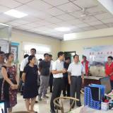 河东戋戋委书记李建成等向导冒雨到访德赢VWIN智慧养老考察